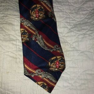 Tabasco Elegant Tie on a Bed of Oysters Necktie 100% silk; Paisley Style Print